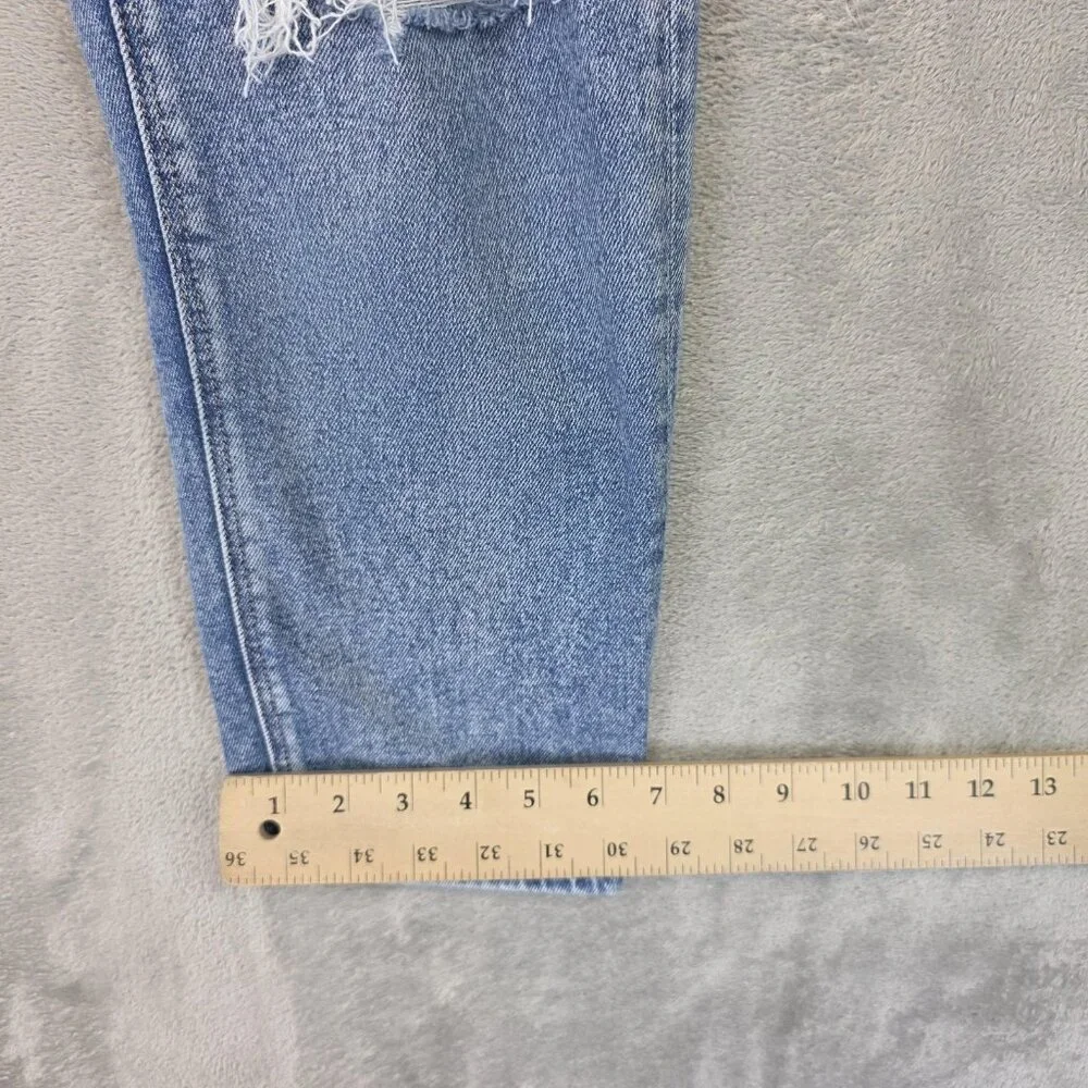American Eagle Outfitters 90s Boyfriend Jeans Womens 000 High Rise Distressed - Picture 13 of 13
